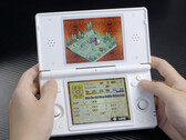 De Anbernic RG DS speelt Mercenaries Saga 2, een Nintendo 3DS-spel. (Afbeelding bron: Anbernic - bewerkt)
