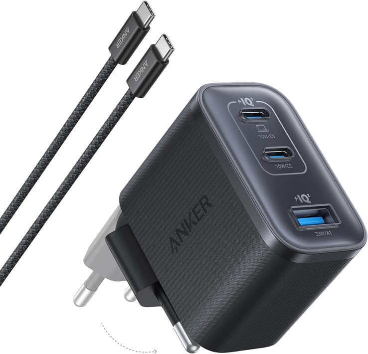 De Anker Nano-oplader (70W, 3 poorten). (Afbeeldingsbron: Anker)