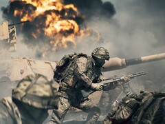 Een soldaat op de vlucht in Battlefield 6. (Afbeelding Bron: EA)