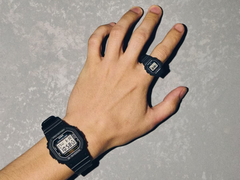 Casio&#039;s G-Shock Nano DWN-5600 ringhorloge (afbeelding) zal in Europa worden uitgebracht. (Afbeeldingsbron: Casio)