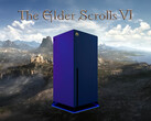Banner voor The Elder Scrolls 6 met een Xbox-console