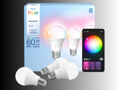 Philips Hue Essential 60 watt slimme lampen worden getoond (Afbeeldingsbron: Signify-Philips Hue PR)
