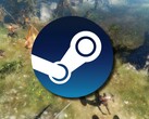 Een afbeelding met het Steam-logo en Shadows: Awakening, momenteel met 90% korting.