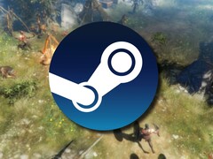 Een afbeelding met het Steam-logo en Shadows: Awakening, momenteel met 90% korting.