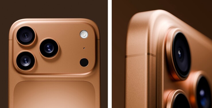 De iPhone 17 Pro zal naar verwachting een aluminium behuizing hebben met een aanzienlijk grotere cameramodule. (Afbeeldingsbron: @MajinBuOfficial)