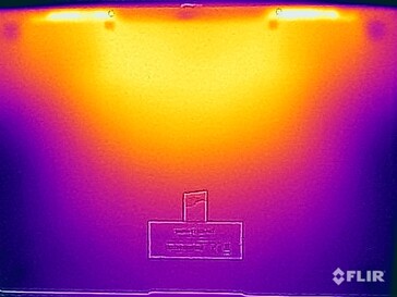 Oppervlaktetemperaturen onderzijde (stresstest)