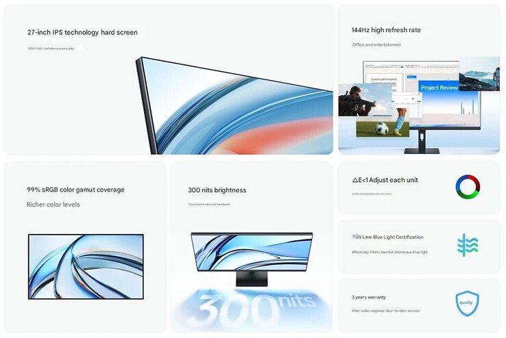 Redmi A27 2026 beeldscherm specificaties (Afbeelding Bron: IT Home)