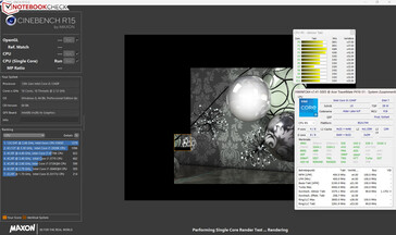 Cinebench R15 enkele draad