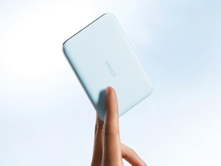 De Anker Nano Power Bank (5K, MagGo, Slim) in blauw