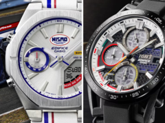 Van rechts naar links (afbeelding) - Casio Edifice EFS-S641TMS-1A, en de ECB-S10NIS-7AJR Heritage Edition. (Afbeeldingsbron: Casio)