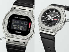 Van links naar rechts (afgebeeld), Casio G-Shock GM-5600M-1, en de GM-2100M-1A. (Afbeeldingsbron: Casioblog)
