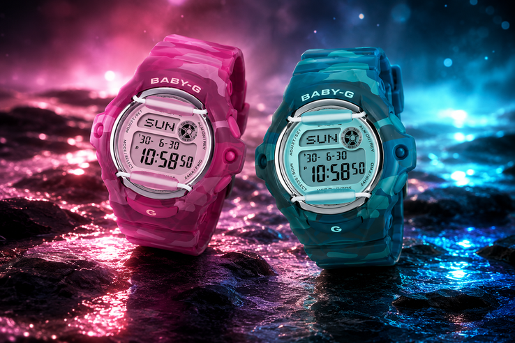De Casio BG-169CM-2 en de BG-169CM-4 (van links naar rechts)