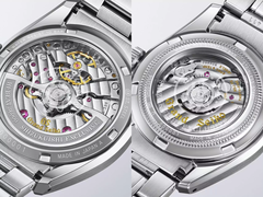 Beide nieuwe Grand Seiko-modellen — SLGH039 en STGK039 hebben een transparante kastbodem.