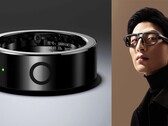 De MYVU Smart Ring van Meizu heeft een opvallend ontwerp met logo en LED. (Afbeeldingsbron: Meizu)