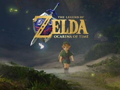 Link uit de remake van Zelda: Ocarina of Time te zien terwijl hij Hyrule verkent