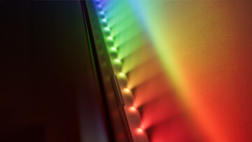 TV-stripverlichting met kleurverloop.