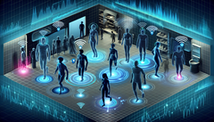 WhoFi kan mensen binnen een Wi-Fi-gebied identificeren met een nauwkeurigheid van 95,5%. (afbeeldingsbron: DallE3)