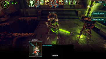 Afgebeeld: een gameplay-screenshot van Warhammer 40,000: Mechanicus.