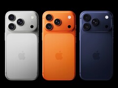 De iPhone 17 Pro is verkrijgbaar in drie kleuren, waaronder &quot;Cosmic Orange&quot; en &quot;Deep Blue&quot; (Afbeeldingsbron: Apple)