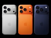 De iPhone 17 Pro is verkrijgbaar in drie kleuren, waaronder "Cosmic Orange" en "Deep Blue" (Afbeeldingsbron: Apple)