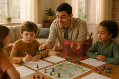 Tijdens een D&D-sessie merkte een spelleider op dat een kind moeite had om geel van blauw te onderscheiden - een teken van een zeldzame vorm van kleurenblindheid. (Afbeeldingsbron: OpenAI)