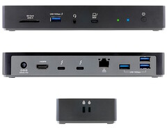 Apricorn introduceert Aegis Thunderbolt 4 dockingstation met 11 poorten, ondersteuning voor 8K externe monitors en dubbele Kensington-beveiligingssleuven. (Afbeeldingsbron: Apricorn)
