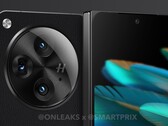 De OnePlus Open zou een van de kleinste opvouwbare smartphones kunnen zijn die tot nu toe zijn uitgebracht. (Afbeeldingsbron: @OnLeaks & SmartPrix)