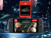 Final Fantasy 7 Remake Intergrade Switch 2 Game-Key kaart getoond (Afbeelding bron: Square Enix, Nintendo of America met bewerkingen)