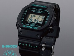 Het horloge combineert de turquoise kleurstelling en het speelse merk van POTR met moderne upgrades zoals een helderder LED-achtergrondlicht.(Afbeelding bron: Casio)