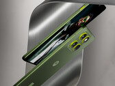 De Motorola Edge 70 in de Pantone Bronze Green kleuroptie. (Afbeeldingsbron: via Evan Blass)