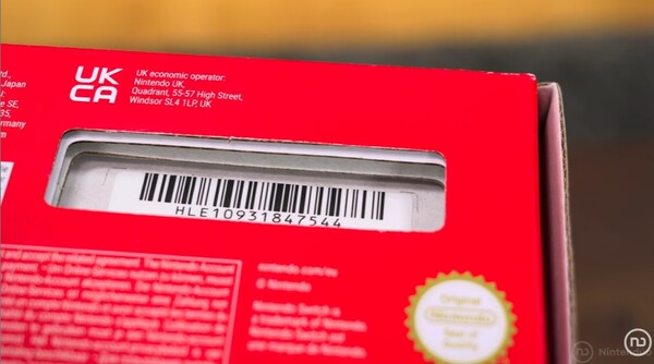 Het serienummer van de Switch 2 met een verwijderbare batterij begint met HLE.