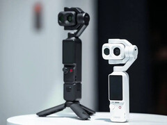 DJI Osmo Pocket 4P in parelwit.