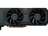 Het RX 7800 XT referentiemodel volgt het ontwerp van de RX 7900 GPU's. (Bron: AMD)