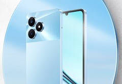 De Realme Note 50 heeft een bijzonder dunne behuizing met een modern ontwerp. (Afbeelding: Realme)