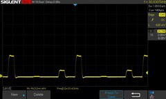 10% helderheid: 15,42 kHz PWM