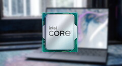 Intel Core i9-13900H is naar verluidt een 14-core, 20-thread CPU. (Bron: Dell op Unsplash, bewerkt door Intel)