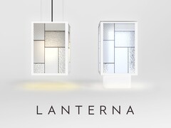 De Panasonic LANTERNA smart light kan beelden of video's projecteren op de zijkanten. (Afbeeldingsbron: Panasonic)