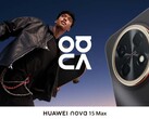 De Huawei Nova 15 Max in zwarte uitvoering