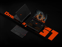 De OneXPlayer G1 wordt geleverd in één zwarte kleuroptie. (Afbeeldingsbron: One-Netbook)