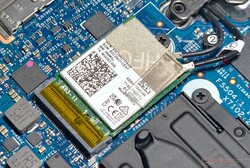 De Intel Wi-Fi 6E AX211 WLAN-kaart laat relatief stabiele overdrachtssnelheden zien