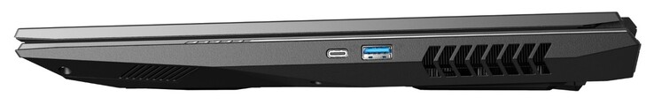 Rechts: USB Type-C 3.1 Gen2 (Thunderbolt 3), USB Type-A 3.0