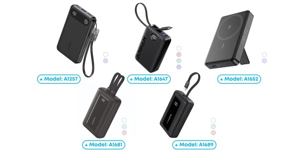 Anker heeft meerdere modellen van zijn power banks moeten terugroepen. (Afbeeldingsbron: Anker)