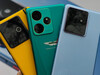 vanaf links: realme GT 7T, GT 7 Dream Edition en GT 7. (Afbeeldingsbron: Daniel Schmidt)