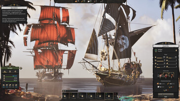 Afgebeeld: Een gameplay screenshot van Corsair Cove.