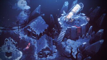 Een afbeelding van een omgeving in Eldest Souls.