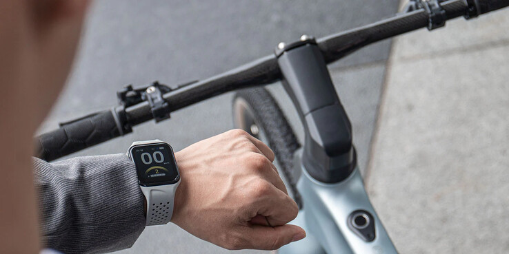 De Fiido Mate Watch kan worden aangesloten op de Air e-bike. (Afbeelding bron: Fiido)