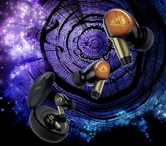 De JVC Kenwood Wood Master in-ear ANC-oortjes worden geleverd met zelfherstellende verf en Afrikaans palissander drivers. (Afbeeldingsbron: JVC Kenwood)