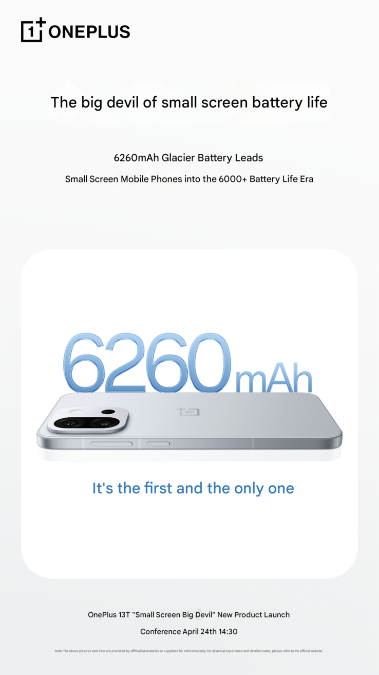OnePlus bevestigt de batterijcapaciteit van 13T (Afbeelding bron: OnePlus - machine vertaald)