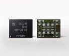 Een weergave van de V-NAND-geheugenchips van de 8e generatie van Samsung