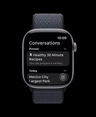 De Siri-app lijkt erg op ChatGPT.